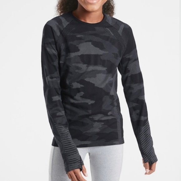 Athleta Other - Athleta Girl Power Up Seamless Camo Top